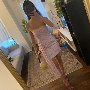 Pink Floral Dress